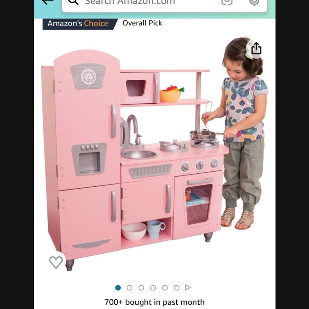 Kidcraft Vintage pink kitchen nib